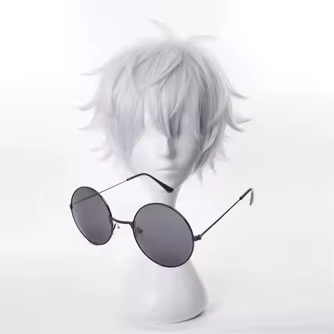 Anime Gojo Satoru Wig Cosplay Jujutsu Kaisen Cosplay Jujutsu Kaisen Gojo Satoru Costume Halloween Wi