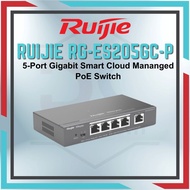 Switch RG-ES205GC-P Ruijie 5-Port Gigabit Smart Cloud Mananged PoE Switch