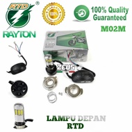RTD RAYTON - M02M Motorcycle LED Headlight H6 H4 6 LED 6 Sides RTD Universal Motorcycle