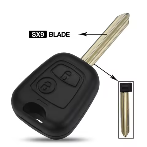 jingyuqin Replacement Remote Car Key Shell Case Cover For Peugeot Partner Expert Boxer SX9 For Citro