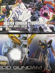 Bandai HG RG 1/144 Master Gundam + God Gundam 神高達 尊者高達