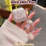 【Future star】For HOCO EW03 Plus Case DIY Cartoon Creative Soft Silicone Earphone Case Casing Cover