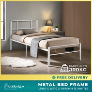 Affortable Price Metal Single Bed Frame Budget Bed Flexidesignx GINA
