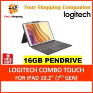 Logitech Combo Touch Folio Case iPad For iPad 10.2 Inch 7th Gen A2200 A2197 A2198 (920-009726) 1 yea