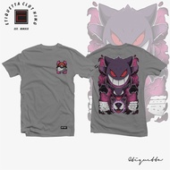 Anime Shirt - Unisex - Etiquetta Co. - Pokemon - Gastly Evolution Line