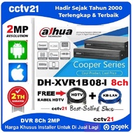 DVR DAHUA 8CH / 8 CHANNEL DH-XVR1B08-I Full HD 2MP + HDTV Cable + LAN Price cctv21