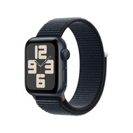 Apple Watch SE (2nd Gen) (GPS, 40mm) - Midnight Aluminum Case with Midnight Sport Loop - One Size (R