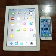 iPad 4 Wifi + Cellular 16GB Model A1460 (Bonus iPhone 5s) Bekas/Second