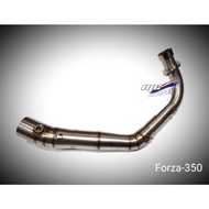 Forza-350 Exhaust Pipe Genuine Stainless Steel 2 Inches/51 Mm.