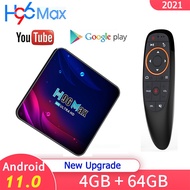 FVBGNHBVCS NEW Android 11 H96 MAX RK3318 Smart TV Box 4GB 32GB 64GB 2.4G&amp;5G Wifi BT H96Max Media Player Google Voice Assistant Set Top Box