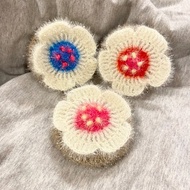 純手工編織 櫻花  手工菜瓜布 洗碗布 洗碗巾 沐浴巾 環保 韓國