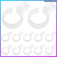 50 Pcs Hanger Anti-fall Hooks Home Laundry Solutions Clothes Rack Buckle 4.50X2.40X1.00CM Transparen