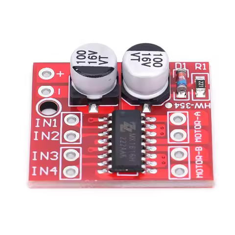 L298N Dual Stepper Motor Drive Module Dual H Bridge Mini DC Motor Drive Controller Module 2.5A Two C
