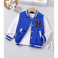 Varsity Jacket for Boys and Girls Initial H Ages 2 3 4 5 6 7 8 9 10 11 12 Years Baseball Jacket for 