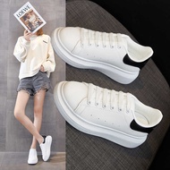 es New Trendy Thick Soled Inner Height Increasing Sponge Cake Shoes Student Sports Board Shoes Women