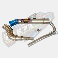Exhaust muffler pipe full system exhaust Gao77 ct100 ct110 ct115 gt128 wave dash 110 125 ex5 dream k
