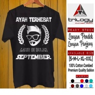 BEST DAD'S T-SHIRT SEPTEMBER COOL SEPTEMBER MEN'S T-SHIRT