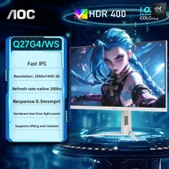 DIY FOR YOU aoc gaming monitor 27 inch 200hz computer monito curved monitor 2k HD IPS Gaming Native 