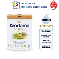 (HSD 2026) Sữa Kendamil Organic Chứa HMOs Số 1 2 3 - Sữa Bột Công Thức Hữu Cơ 800g