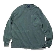 NAUTICA JP 日系重磅水洗口袋长袖圆领T恤 | PIGMENT DYED TOO HEAVY JERSEY TEE