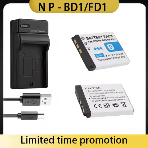 NP-BD1/FD1 NPBD1 NP BD1 rechargeable camera battery suitable for Sony T2 T70 T75 T77 T90 T200 T300 T