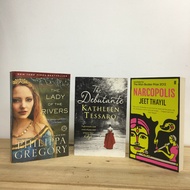 Historical Fiction Books (by Jeet Thayil/ Kathleen Tessaro/ Philippa Gregory) (Preloved)