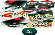 สติ๊กเกอร์ CHEER 112 ปี 2001 สติ๊กเกอร์มอไซค์ Kawasaki CHEER 112 ปี 2001