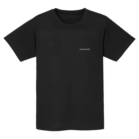 Montbell Wickron Tee Logo Peripheral Pattern Printing Summer Luxury Brand Cotton Men's and Women's T