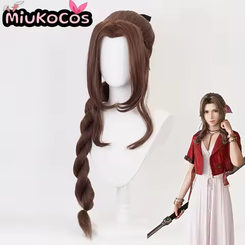 IN STOCK Aerith Gainsborough Cosplay Wig MiukoCosplay Game Final Fantasy VII Cosplay Wig