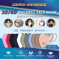 3D Mask (MASK/SAFE)Adult Earloop Premium Face Mask 3D Dewasa 5D duckbill V-mask monogram