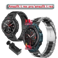huami Amazfit t-rex pro strap pulsera de Metal de acero inoxidable para reloj inteligente huami amazfit TREX t rex strap