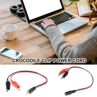 Mar Flexible 26cm  Charger Cable Male Female DC5 5x2 1mm Connectors to Alligators Clip for Speakers 