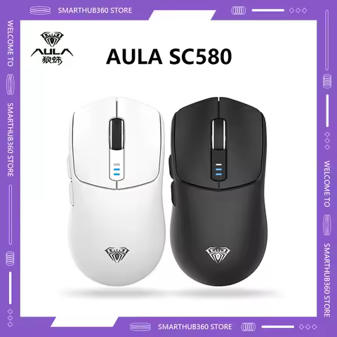 Aula SC580X SE Pro 2.4g Wireless E-sports Gaming Mouse PMW3325 Long Battery Life Customized Ergonomi