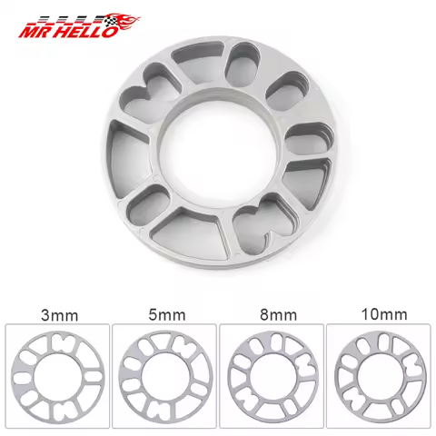 1PC Universal Auto Car Wheel Tire Spacers Adaptor Shims Plate FIT 4x100 4x114.3 5x100 5x108 5x114.3 