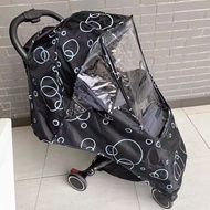 嬰兒車雨罩 兒童汽車擋風玻璃嬰兒車繖形雨罩 推車保護罩 雨衣