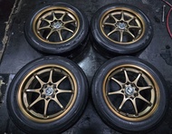 แม็กแต่ง​ CE28 มือ2 ขอบ15" 4รู100กว้าง 7 Off​ 35