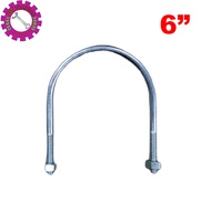 [READY STOCKS]  3/8"x6" PIPE U BOLT / U-BOLT / U CLIP / U KLIP / KLIP KUNCI U / NAT U / GI U BOLT / 