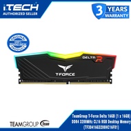 TeamGroup T-Force Delta 16GB (1 x 16GB) DDR4 3200MHz CL16 RGB Desktop Memory (TF3D416G3200HC16F01)