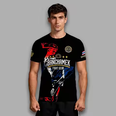 Outdoor Boxing And Fighting Jersey Buakaw Muay Thai Training Breathable Quick Dry Uniform Men's And 