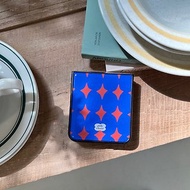 Dia - Galaxy Z Flip 5 Epoxy bumper phone case (blue)