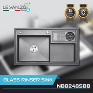 【NB8248SBB】LEVANZO Kitchen Sink Glass Rinser Series