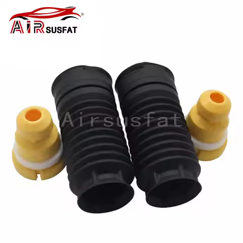 4PCS Front Shock Absorber Dust Cover + Rubber Buffer For Mercedes Benz E-Class W211 S211 2113230092 