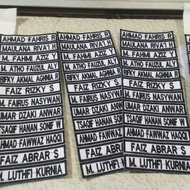 Embroidered Embroidered Name Bet // Name Tag // Chest Name // Nameplate Free Request // Mom 12 Lette