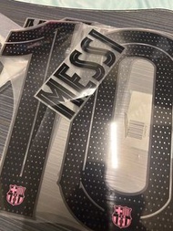 Messi美斯 巴塞黑粉字 球員版