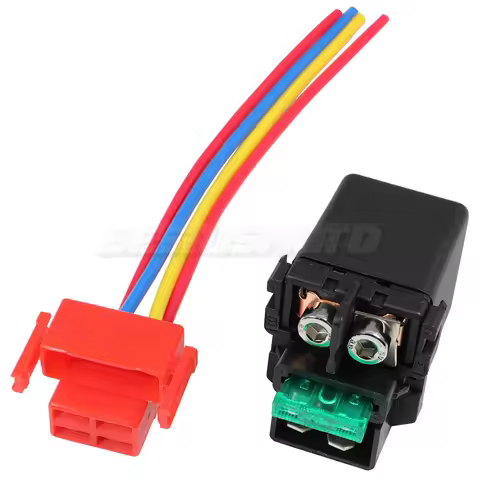 Motorcycle Starter Relay Solenoid + Plug For Honda CBR600 F2 F3 F4 F4I CBR600RR CBR900RR CBR929RR CB