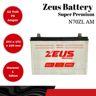 Aki Nissan Murano Patrol Zeus Battery Super Premium N70ZL Aki Conventional