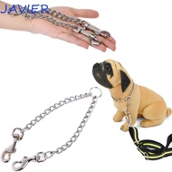 JAVIER Dog Coupler Rope, Double Hook 2 Dogs 2 Way Dog Leash, Heavy Duty Stainless Steel Sturdy Wear 
