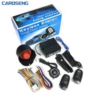 CARQSENG Q6A 12V PKE Engine Start Stop Car Alarm Push Button Start Anti-Theft Security System Induct