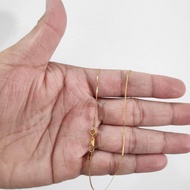 10K GOLD USA Necklace, Minimalist Chain, Looks Gold Chain Fashion Jewelry with Markings