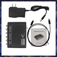 (F  Z)5.1 Channel HD Audio Decoder SPDIF Coaxial to 6RCA DTS AC3 Optical Digital Amplifier Analog  A